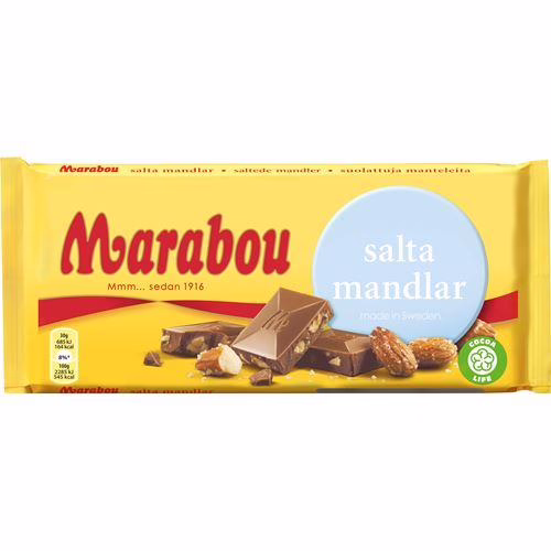 Marabou Salta Mandlar Czekolada 200g